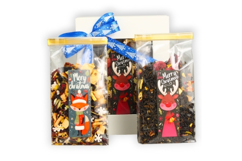 ZESTAW (16) HERBAT ŚWIĄTECZNYCH (2x50g) Idealny Na Mikołaja i Święta !!